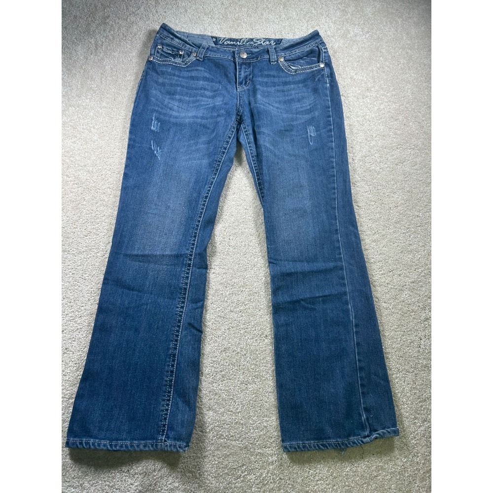 Vanilla Star Womens Bootcut Jeans Size 15 Blue Denim